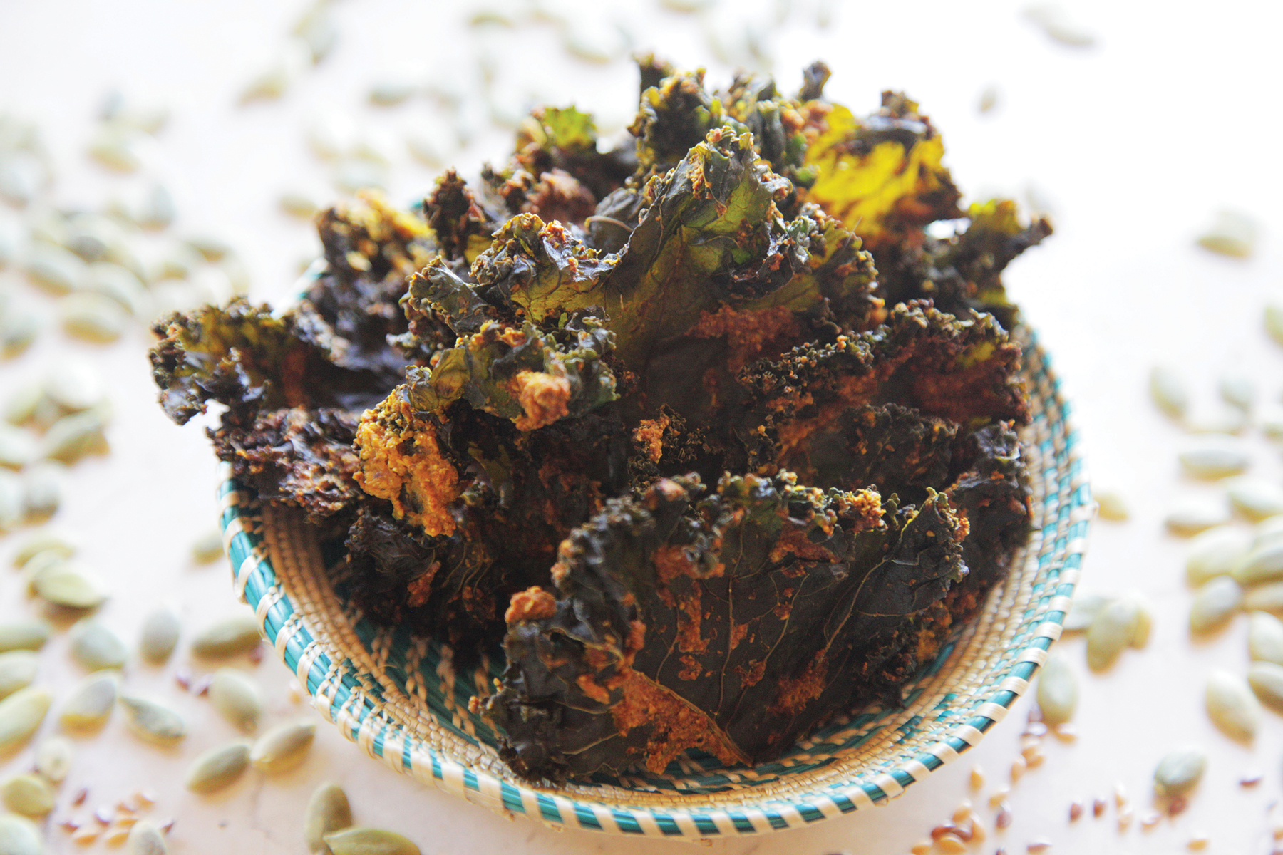 Carrots & Kale Chips Recipe - Mother Earth Living